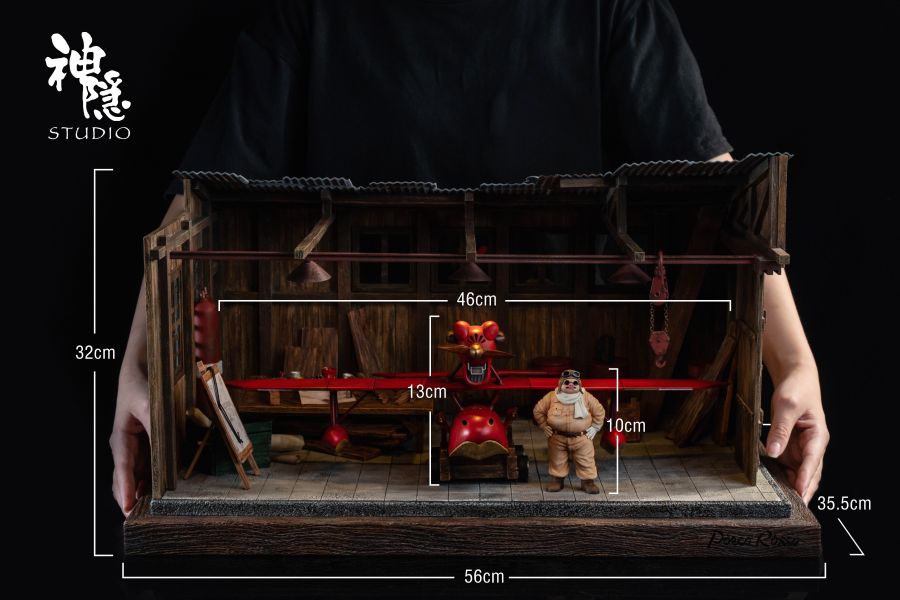 【售罄-代購/追加服務請洽客服】神隱工作室 > 宮崎駿 > 剪影瞬間系列 紅豬 王牌飛行員 波魯克·羅梭 宮崎駿,紅豬,波魯克·羅梭,GK,玩具,模型,雕像,共鳴