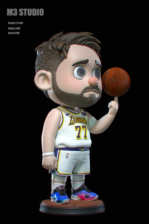 【售罄-代購/追加服務請洽客服】M3工作室 > NBA > 湖人隊 Q版盧卡·唐西奇 火影忍者,NARUTO,夕日紅,GK,玩具,模型,雕像,共鳴