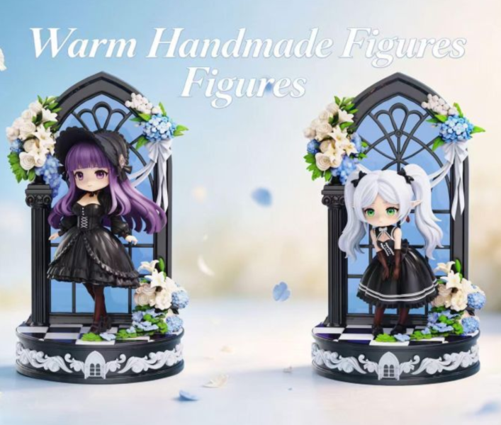 【預購】啟晨工作室 > 葬送的芙莉蓮 > Q版黑白洛麗塔 芙莉蓮&菲倫 (多版本) 啟晨工作室,葬送的芙莉蓮,芙莉蓮&菲倫,GK,玩具,收藏,擺件,模型,公仔,人偶,手辦,動漫