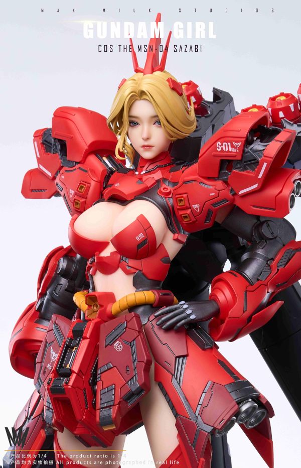【預購】MMS > 鋼彈 > 1/4 Cos TheSAZABI機娘系列第五彈 沙娘-JN5. Shadow-Studio,Fate,阿爾托莉雅,Saber,GK,玩具,收藏,擺件,模型,公仔,人偶,手辦,動漫