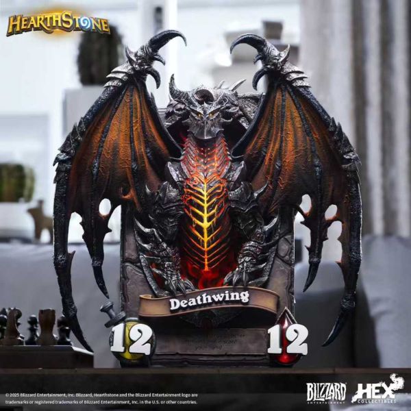 【預購】《正版授權》Blizzard暴雪 > 爐石戰記 > 卡牌藝術雕像 死亡之翼 爐石戰記,死亡之翼,GK,玩具,模型,雕像,共鳴