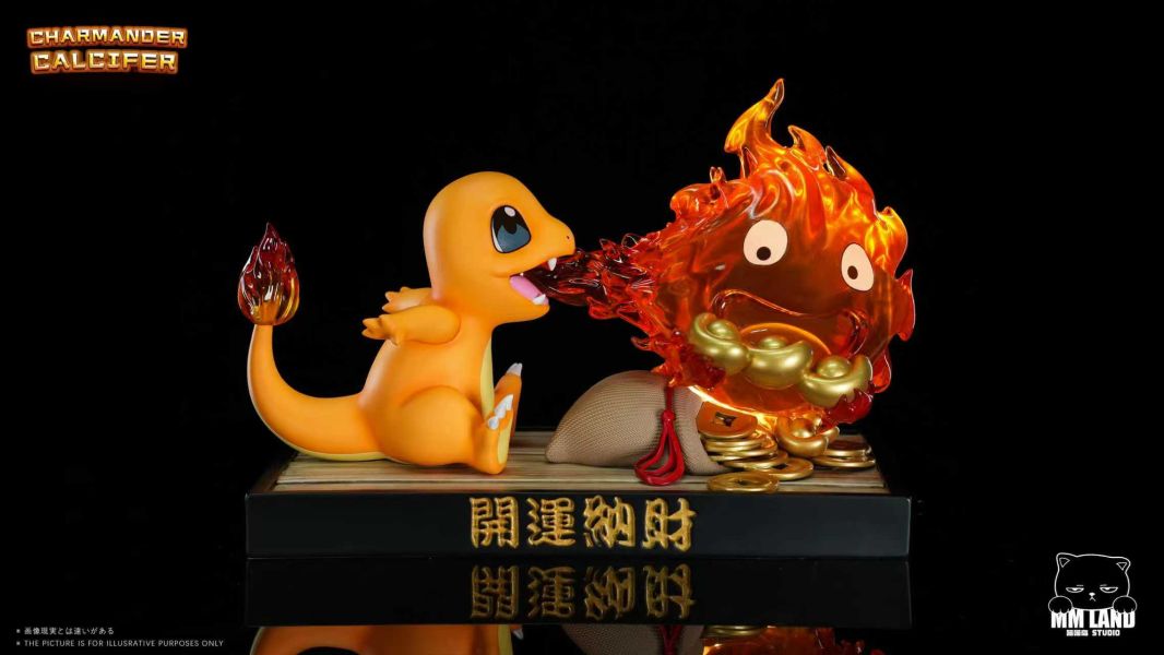 【預購】MMLAND喵喵島 > 寶可夢&宮崎駿 > 夢幻聯動 小火龍&卡西法 寶可夢,宮崎駿,小火龍,卡西法,GK,玩具,收藏,擺件