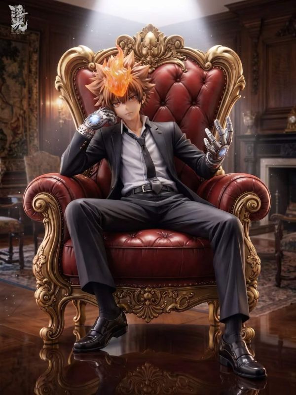 【預購】浮光-Studio > 家庭教師HITMAN REBORN! > 王座系列001 澤田綱吉 浮光-Studio,家庭教師HITMAN REBORN!,澤田綱吉,GK,玩具,收藏,擺件,模型,公仔,人偶,手辦,動漫