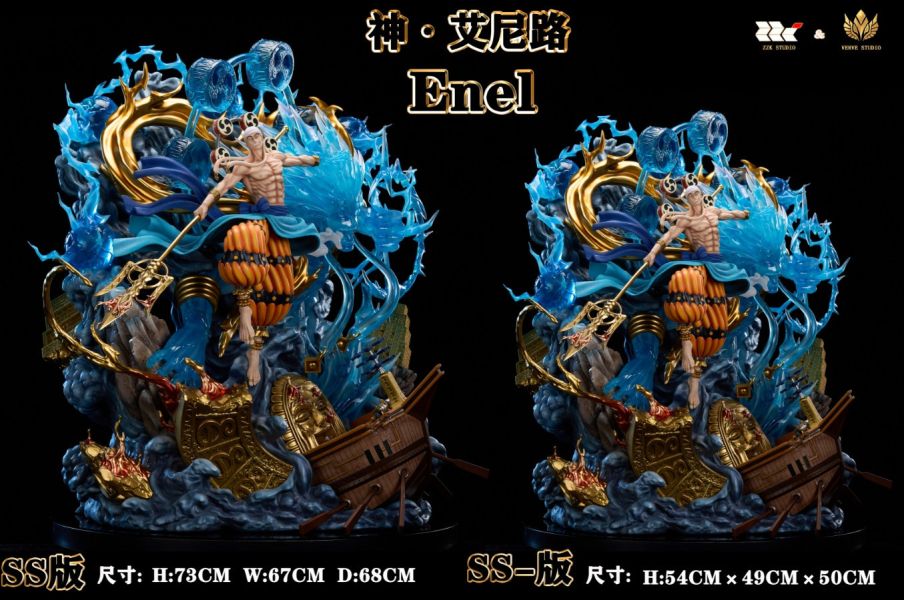 【售罄-代購/追加服務請洽客服】Zzk-Studio & Verve-Studio > 海賊王 > 1/6 雷神·艾涅爾 (雙版本) Zzk-Studio,Verve-Studio,海賊王,艾涅爾,GK,玩具,收藏,擺件,模型,公人偶,手辦,動漫