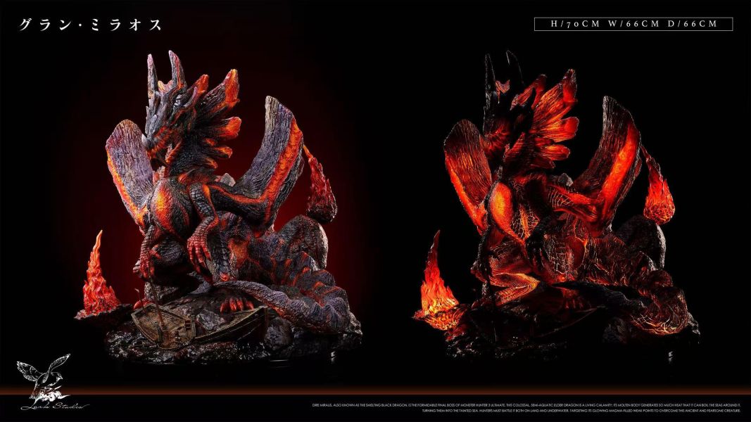【預購】雲中山雀 > 魔物獵人 > 煉黑龍 (雙版本) 雲中山雀,魔物獵人,煉黑龍,GK,玩具,收藏,擺件,模型,公仔,人偶,手辦,動漫