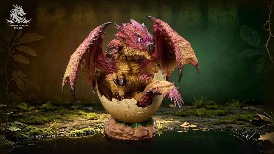【預購】Dragon Realm-Studio > 魔物獵人 > 雄火龍 & 蒼火龍 & 銀火龍 & 雌火龍 & 櫻火龍 & 金火龍 Dragon Realm-Studio,魔物獵人,龍蛋,GK,玩具,收藏,擺件,模型,公仔,人偶,手辦,動漫