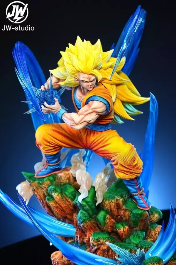 【預購】JW-Studio > 七龍珠 > 1/4&1/6 超三悟空 龜派氣功波 (多版本) JW-Studio,七龍珠,超三悟空,GK,玩具,收藏,擺件,模型,公仔,人偶,手辦,動漫