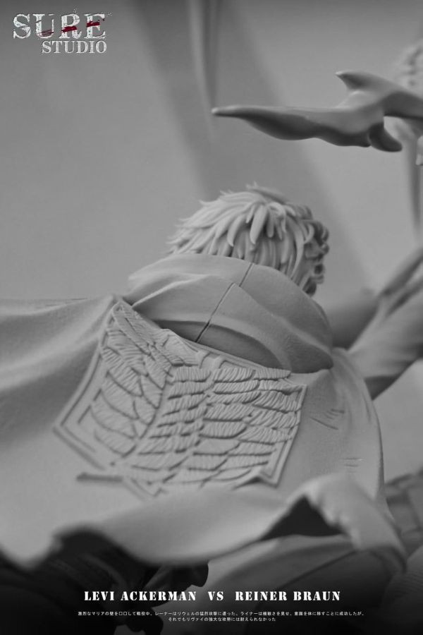 【預購】Sure-Studio > 進擊的巨人 > 1/6 SSS巨人對戰系列 兵長vs萊納 Sure-Studio,進擊的巨人,兵長,萊納,GK,玩具,收藏,擺件,模型,公仔,人偶,手辦,動漫