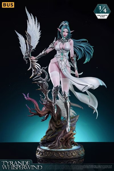 【預購】BUS>魔獸世界>1/4 魔獸幻想 魔獸爭霸 聯盟領袖 暗夜女皇 泰蘭德·語風(三版本) 