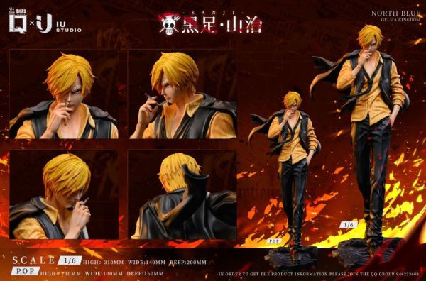 【售罄-代購/追加服務請洽客服】利群工作室 & IU>海賊王>POP & 1/6 黑足香吉士 海賊王,航海王,香吉士,山治,利群,IU,POP,黑足,GK,玩具,雕像,擺件,收藏