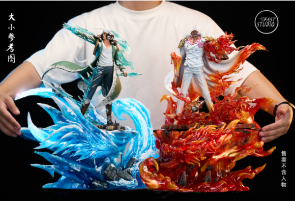 【預購】FAST工作室>海賊王>亮燈百搭冰火地台 終末的女武神,秦始皇嬴政,GK,玩具,模型,雕像,擺飾,收藏,共鳴