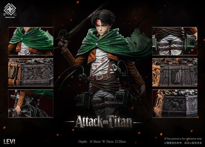【預購】夢幻工作室 > 進擊的巨人 > 1/6 首款巨人 兵長 里維阿卡曼 加減工作室,進擊的巨人,鎧之巨人萊納,超大型巨人貝爾托特,艾連,GK,玩具,收藏,擺件,模型,公仔,人偶,手辦,動漫