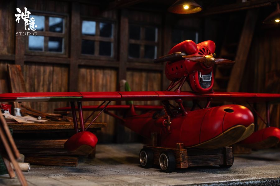 【售罄-代購/追加服務請洽客服】神隱工作室 > 宮崎駿 > 剪影瞬間系列 紅豬 王牌飛行員 波魯克·羅梭 宮崎駿,紅豬,波魯克·羅梭,GK,玩具,模型,雕像,共鳴