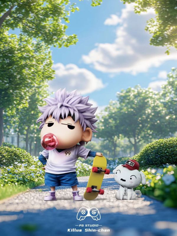 【預購】PG-Studio > 獵人cos蠟筆小新 > 奇犽cos小新 碧藍航線,妖萌萌 ,七省 ,GK,玩具,模型,雕像,共鳴