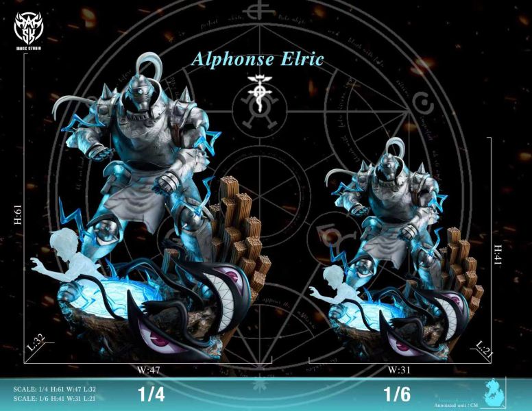 【預購】Mask-Studio > 鋼之煉金術師 > 1/4 & 1/6 第二彈 阿爾馮斯 Mask-Studio,鋼之煉金術師,阿爾馮斯,GK,玩具,收藏,擺件,模型,公人偶,手辦,動漫