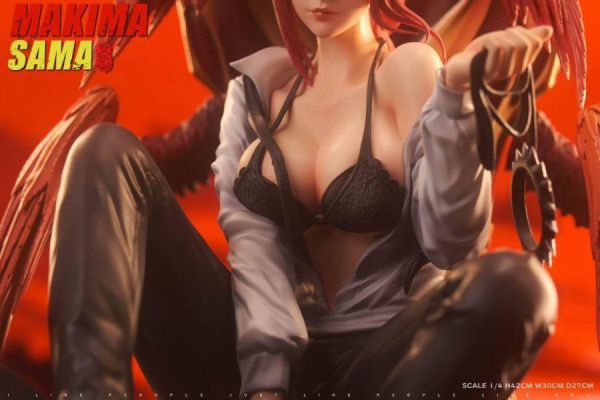 【海外現貨】TY天元工作室 > 鏈鋸人 > 1/4 女神系列 瑪奇瑪 鏈鋸人,瑪奇瑪,GK,玩具,模型,雕像,共鳴