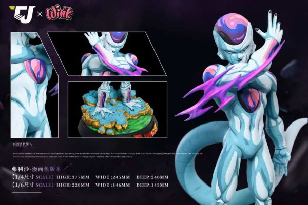 【預購】TJ+Wink X 七龍珠 1/4 & 1/6 弗利薩四形態 