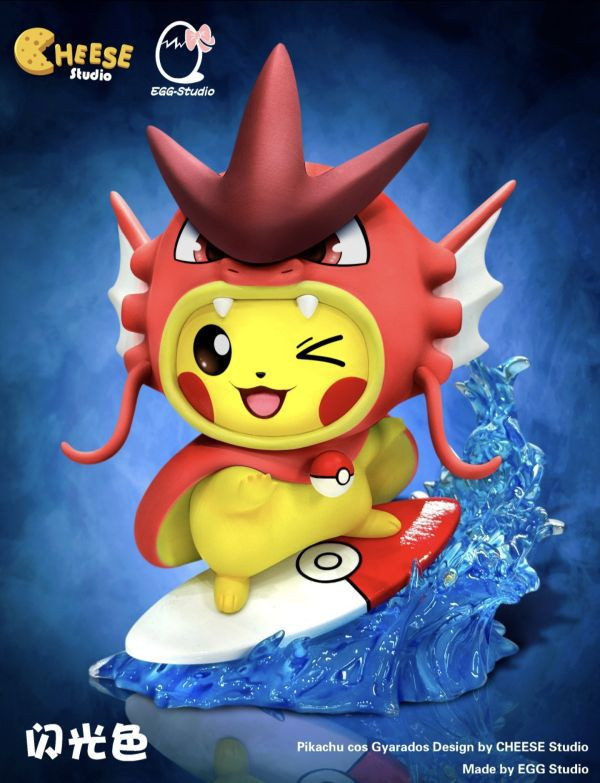 【已售罄，如欲追加請私訊客服@toykokoro】CEGG阿蛋小作坊 ＆ CHEESE奶酪工作室>寶可夢>鯉魚王變皮 & 暴鯉龍變皮 皮卡丘 