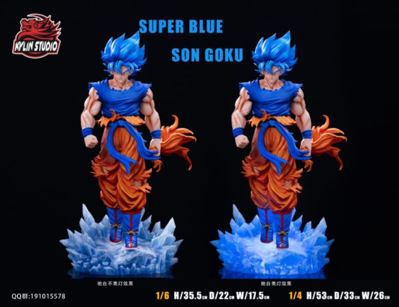 【預購】kylin-Studio>七龍珠>1/6 & 1/4 超藍系列 悟空 七龍珠,Dragonball,悟空,kylinStudio,超級賽亞人,賽亞人,GK,玩具,模型,雕像,共鳴