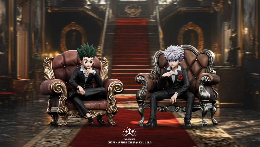 【預購】PG-Studio > HUNTER×HUNTER全職獵人 > 沙發系列第三彈 沙發小傑&沙發奇犽 (雙版本) 全職獵人,小傑,奇犽,GK,玩具,模型,雕像,共鳴