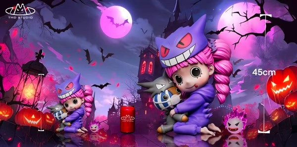 【售罄-代購/追加服務請洽客服】Toy's my dream(TMD) X 海賊王+寶可夢 軟萌系列001 耿鬼變皮 培羅娜(雙比例雙配色) 