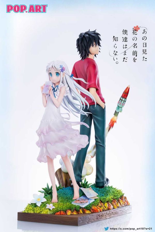 【預購】POP.ART > 我們仍未知道那天所看見的花名 > 1/6 未聞花名 本間芽衣子&宿海仁太 (雙版本) 我們仍未知道那天所看見的花名,未聞花名,本間芽衣子,宿海仁太,GK,玩具,模型,雕像,共鳴