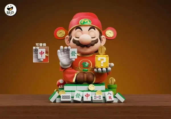 【預購】玩貝工作室 > 任天堂 > 超級瑪利歐 招財系列 雀神水管工瑪利歐 (雙版本) 玩貝工作室,任天堂,招財,超級瑪利歐,GK,玩具,收藏,擺件,模型,公仔,人偶,手辦,動漫