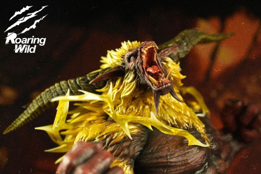 【預購】Roaring Wild>魔物獵人>金獅子拉加恩 怪博士與機器娃娃,阿拉蕾,GK,玩具,模型,雕像,擺飾,收藏,共鳴
