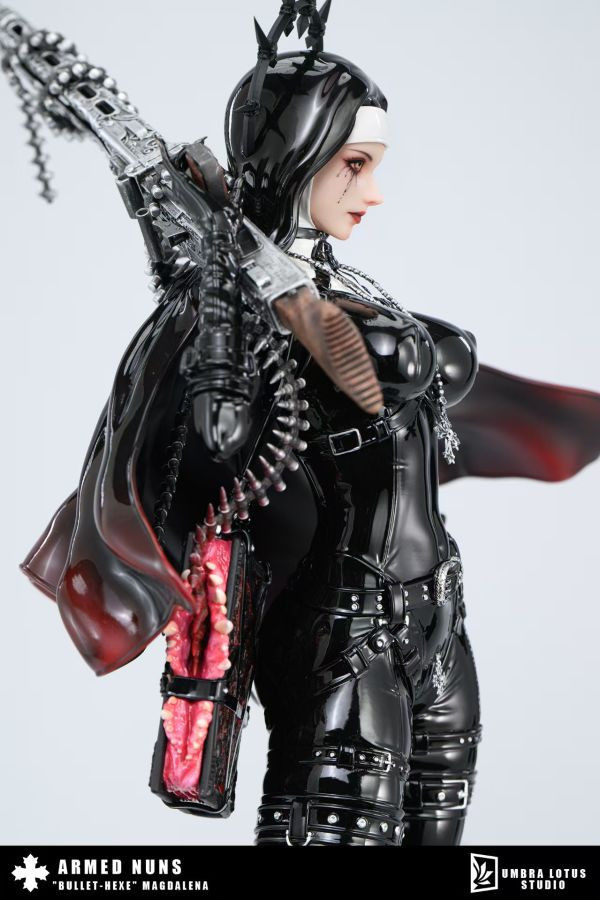 【預購】黑蓮工作室 > 暗黑破壞神 > 1/4 武裝修女系列第一彈 槍彈魔女 瑪格妲 黑蓮工作室,暗黑破壞神,瑪格妲,GK,玩具,收藏,擺件,模型,公仔,人偶,手辦,動漫