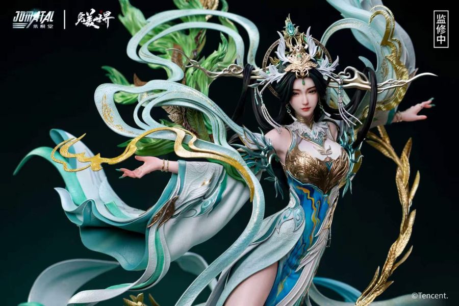 【預購】《正版授權》集模堂JOMATAL & 騰訊視頻 > 完美世界 > 1/4雕像 無敵道 柳神 靈韻工作室,完美世界,清漪,GK,玩具,收藏,擺件,模型,公仔,人偶,手辦,動漫