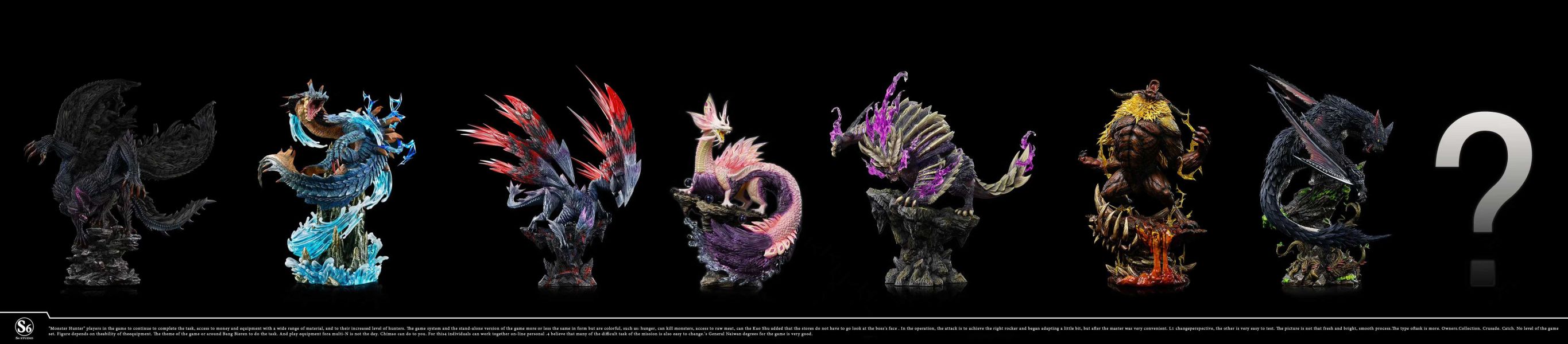 【售罄-代購/追加服務請洽客服】S6工作室>魔物獵人>迅龍 錦盒制物,摩羯座,GK,玩具,模型,雕像,共鳴