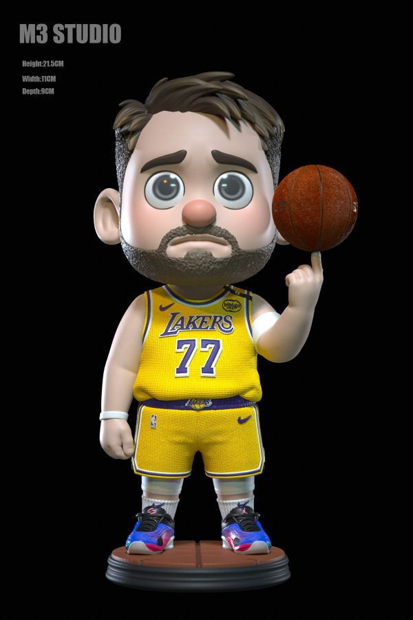 【售罄-代購/追加服務請洽客服】M3工作室 > NBA > 湖人隊 Q版盧卡·唐西奇 火影忍者,NARUTO,夕日紅,GK,玩具,模型,雕像,共鳴