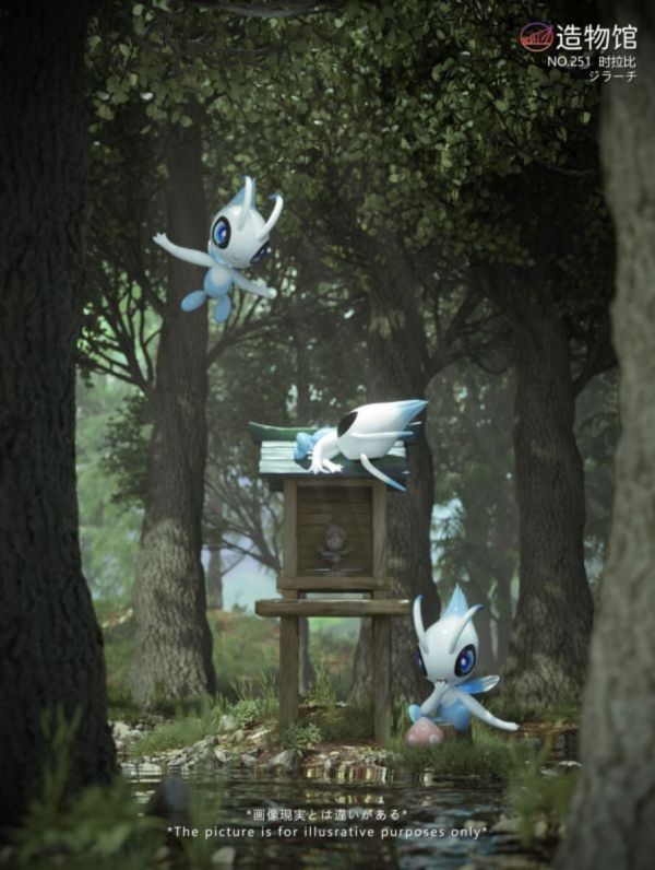 【預購】造物館>寶可夢>幻獸第二彈 雪拉比(三配色) 怪博士與機器娃娃,阿拉蕾,GK,玩具,模型,雕像,擺飾,收藏,共鳴