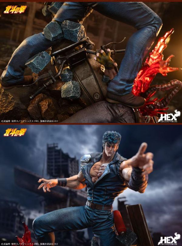 【預購】HEX Collectibles > 北斗神拳 > 1/6 拳四郎 ANIKINGDOM,集美殿堂,海賊王,索隆,燼,GK,玩具,收藏,擺件,模型,公仔,人偶,手辦,動漫