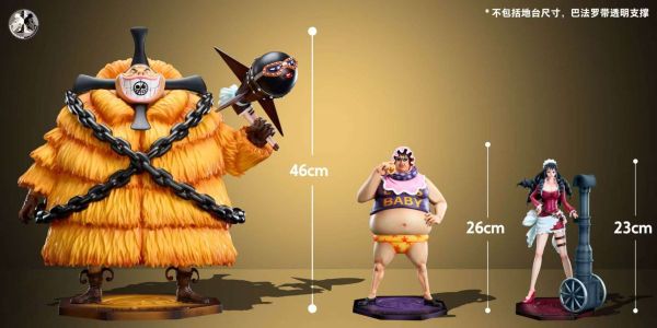 【售罄-代購/追加服務請洽客服】clone克隆人 > 海賊王 > 1/6 唐吉訶德家族第七~九彈 巴法羅&BABY5&賽尼奧爾 (多版本) 海賊王,巴法羅,BABY5,賽尼奧爾,GK,玩具,模型,雕像,共鳴