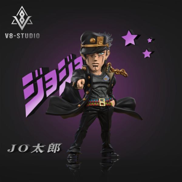 【已售罄，如欲追加請私訊客服@toykokoro】V8-Studio>JoJo的奇妙冒險>WCF 星塵鬥士 空條承太郎 & 白金之星 JoJo的奇妙冒險,空條承太郎,白金之星,GK,玩具,模型,雕像,擺飾,收藏,共鳴