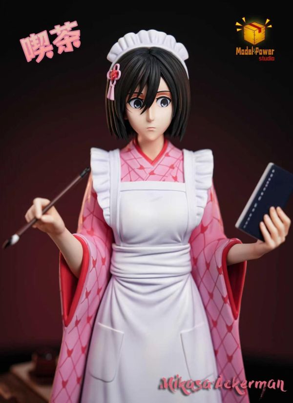 【售罄-代購/追加服務請洽客服】Model Power-Studio > 進擊的巨人 > 喫茶 三笠 米卡莎·阿卡曼 Model Power-Studio,進擊的巨人,米卡莎·阿卡曼,GK,玩具,收藏,擺件,模型,公仔,人偶,手辦,動漫