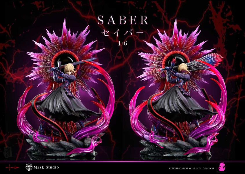 【預購】Mask-Studio > Fate > 1/6 黑Saber 阿爾托莉雅·潘德拉貢 Fate,Saber,阿爾托莉雅·潘德拉貢,GK,玩具,模型,雕像,共鳴