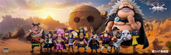 【預購】Yz>海賊王>黑鬍子海賊團第九彈 聖胡安·惡狼 怪博士與機器娃娃,阿拉蕾,GK,玩具,模型,雕像,擺飾,收藏,共鳴