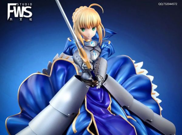 【預購】FWS芳文社 >Fate Fgo 尊享系列02 > 1/4 騎士王Saber 碧藍航線,妖萌萌 ,七省 ,GK,玩具,模型,雕像,共鳴