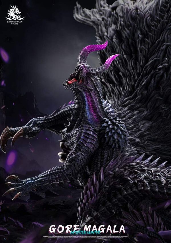 【預購】Dragon Realm-Studio > 魔物獵人 > 黑蝕龍 Dragon Realm-Studio,魔物獵人,黑蝕龍,GK,玩具,收藏,擺件,模型,公仔,人偶,手辦,動漫