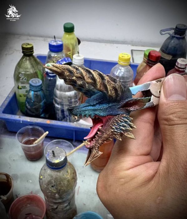 【售罄-代購/追加服務請洽客服】DragonRealm-Studio > 魔物獵人 > 雷狼龍&獄狼龍 (雙版本) 魔物獵人,雷狼龍&獄狼龍,GK,玩具,模型,雕像,共鳴