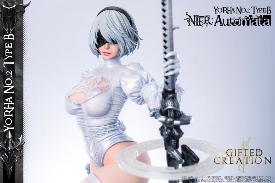 【預購】Gifted Creation > 尼爾自動人形&劍星 > 1/4 2B&伊芙的換裝時間 (多版本) 尼爾自動人形,劍星,2B,伊芙,GK,玩具,模型,雕像,共鳴