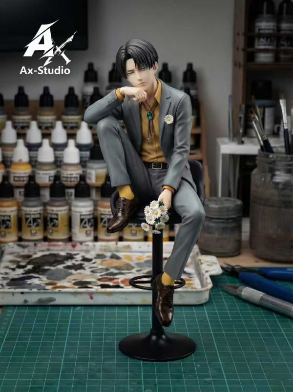 【預購】AA-Studio & AX-Studio > 進擊的巨人 > 巨人椅子系列第一彈 兵長 里維·阿卡曼 AA-Studio,AX-Studio,進擊的巨人,兵長,里維·阿卡曼,GK,玩具,收藏,擺件,模型,公仔,人偶,手辦,動漫