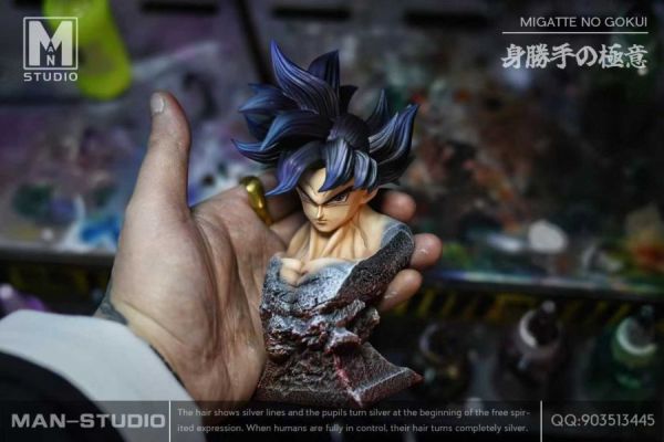 【補款】MAN-Studio>七龍珠>1/6 自在極意悟空(雙版本) 七龍珠,Dragonball,自在極意悟空,超級賽亞人,賽亞人,GK,玩具,模型,雕像,共鳴