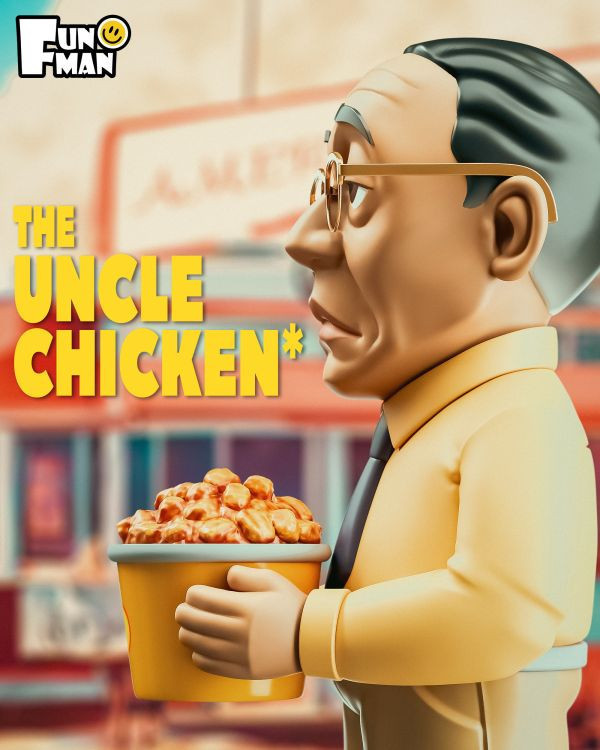 【售罄-代購/追加服務請洽客服】SENZII千紙+FUNMAN > THE UNCLE CHICKEN炸雞叔 火影忍者,我愛羅,GK,玩具,模型,雕像,共鳴