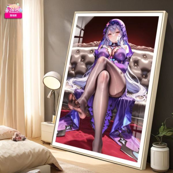 【預購】阿喵畫社>崩壞：星穹鐵道>坐姿黑天鵝高清裝飾畫 崩壞星穹鐵道,米哈遊,米家,黑天鵝,手機遊戲,手遊,GK,玩具,模型,雕像,共鳴