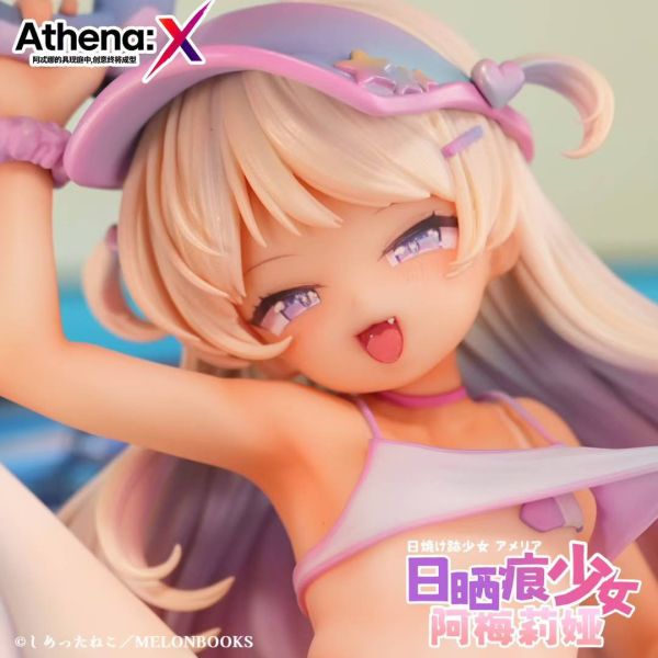 【售罄-代購/追加服務請洽客服】《正版授權》Athena:X > しめったねこ > 1/6 日曬痕少女阿梅莉婭 しめったねこ,阿梅莉婭,GK,玩具,模型,雕像,共鳴