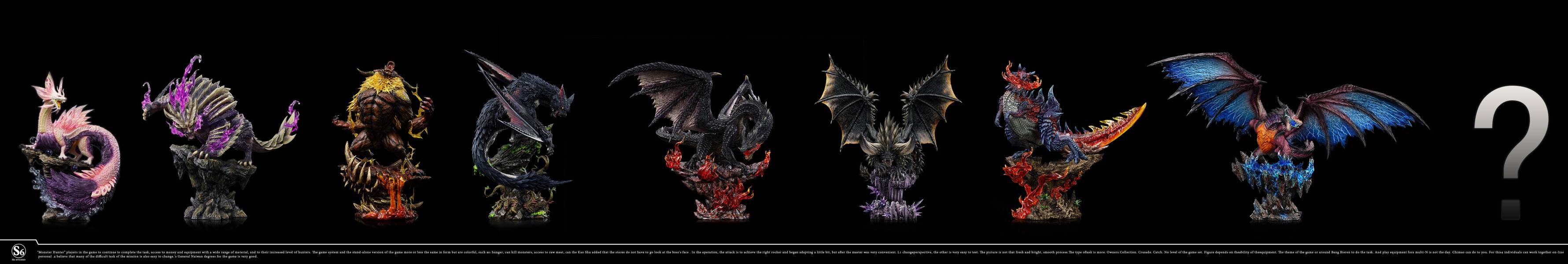 【預購】S6工作室 > 魔物獵人 > 共鳴系列 冥赤龍 碧藍航線,妖萌萌 ,七省 ,GK,玩具,模型,雕像,共鳴