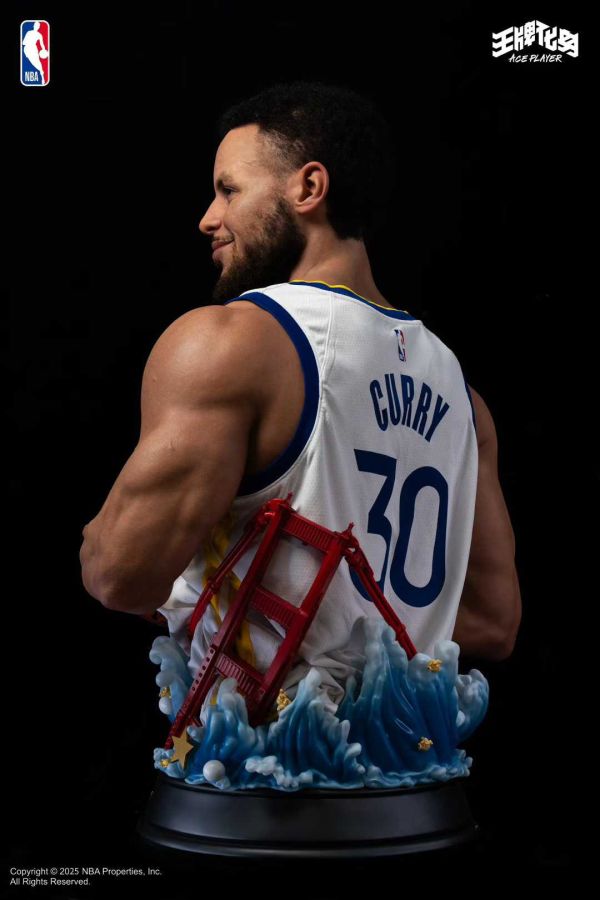 【預購】AcePlayer王牌化身 > NBA > 1/1 半身像 史蒂芬·柯瑞 NBA,史蒂芬·柯瑞,GK,玩具,模型,雕像,共鳴